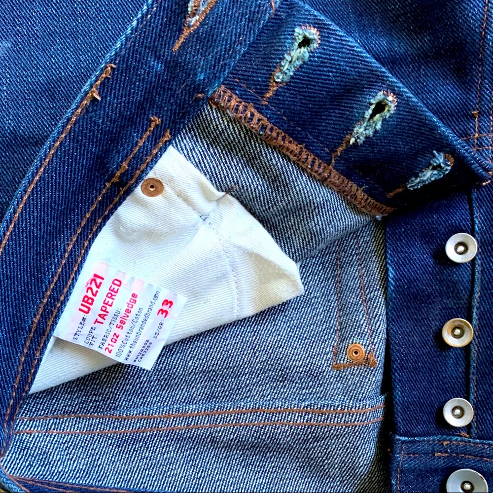Unbranded UB221 21oz Tapered Selvedge jeans